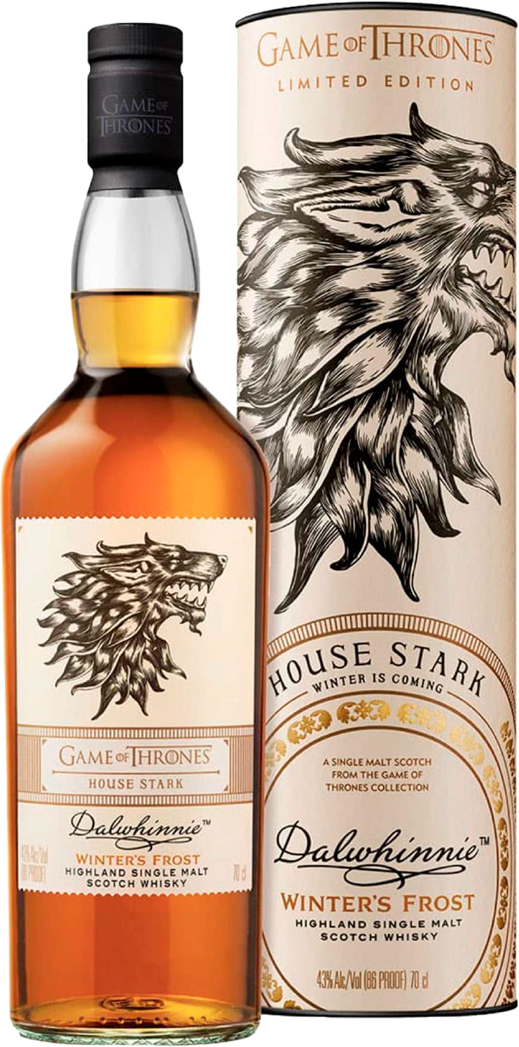 Далвини Игра Престолов Дом Старков Винтерс Фрост Хайленд Сингл Молт Виски в подарочной упаковке 0.7 л