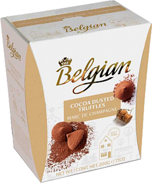 The Belgian Cocoa Dusted Truffles with Champagne