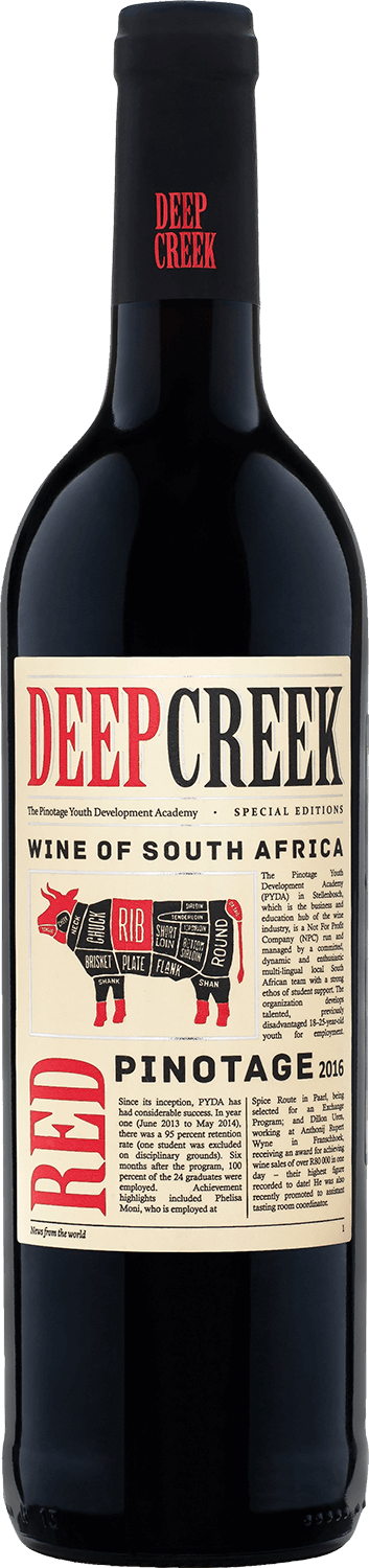 Вино Deep Creek Pinotage Western Cape WO Origin Wine Stellenbosh Deep Creek Pinotage Western Cape WO Origin Wine Stellenbosh