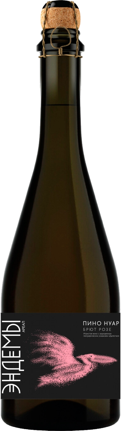 Эндемы Ареал Пино Пуар Розе Дагестан ЗГУ Брют Дербент Вино 0.75 л