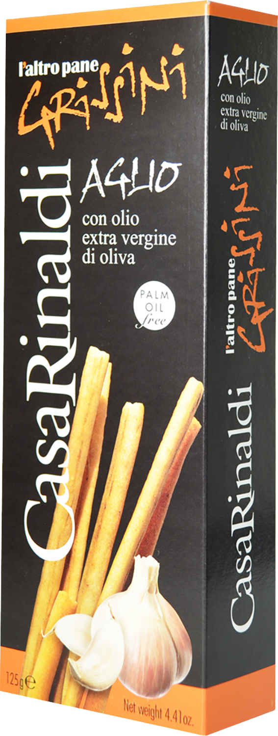Гриссини хлебные палочки с чесноком Каза Ринальди 125г