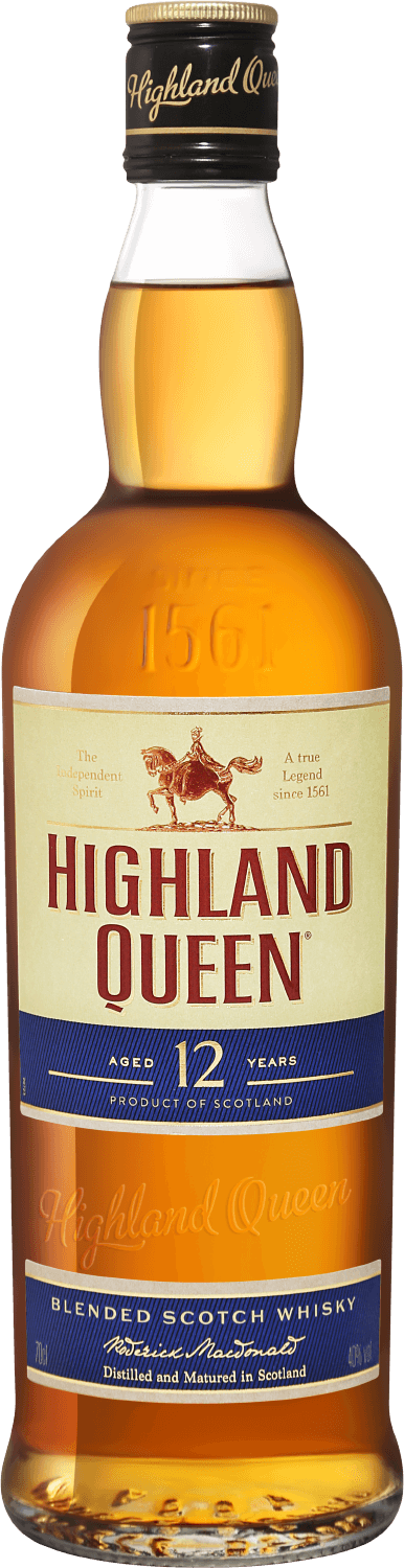 Хайлэнд Куин Блендед 12 лет купажированный виски в подарочной упаковке 0.7 л