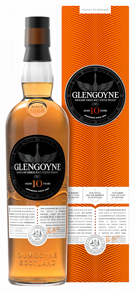 Glengoyne Highland Single Malt Scotch Whisky 10 y.o. (gift box), 0.7 л в Сочи