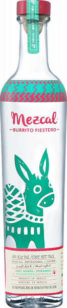 Burrito Fiestero Mezcal Joven Cenizo, 0.7л