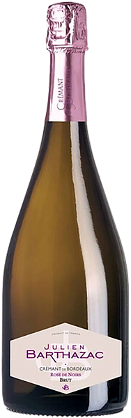 Julien Barthazac Cremant de Bordeaux AOC Rose de Noirs Brut Bordeaux Families, 0.75 л в Сочи
