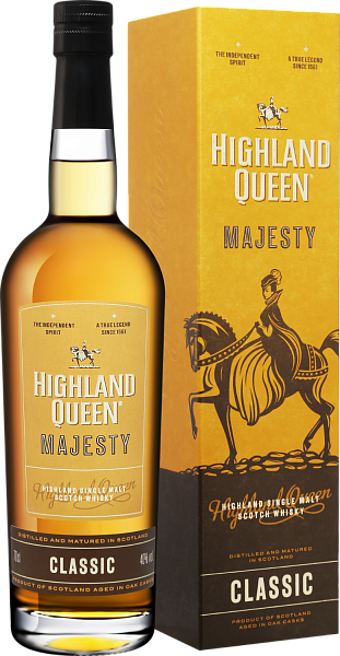 Highland Queen Majesty Classic Single Malt Scotch Whisky (gift box), 0.7 л в Сочи
