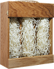 Bourgogne gift box for 3 bottles, oak в Сочи