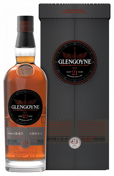 Glengoyne Highland Single Malt Scotch Whisky 21 y.o. (gift box), 0.7 л