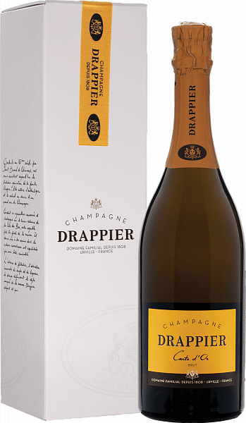 Drappier Carte d’Or Brut Champagne AOP (gift box), 0.75 л
