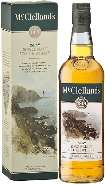 McClelland's Islay single malt scotch whisky (gift box), 0.7 л