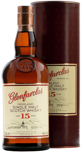 Glenfarclas Single Malt Scotch Whisky 15 y.o. (gift box), 0.7 л в Сочи