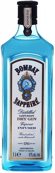 Bombay Sapphire London Dry Gin, 1 л