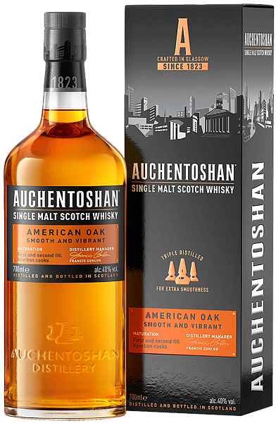 Auchentoshan American Oak single malt scotch whisky (gift box), 0.7л