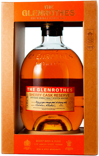 The Glenrothes Sherry Cask Reserve Speyside Single Malt Scotch Whisky(gift box), 0.7 л