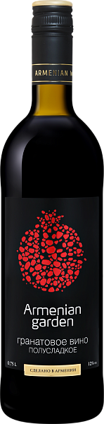 Armenian Garden Pomegranate Oktemberyanskiy Wine and Brandy Factory, 0.75 л в Сочи