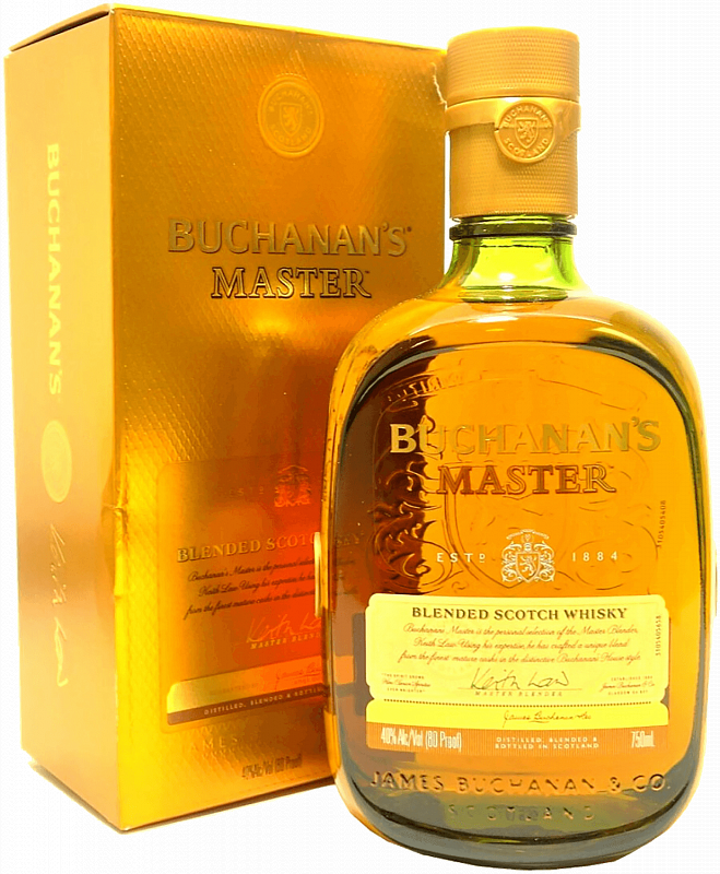 Бьюкененс Мастер купажированный шотландский виски в подарочной упаковке 0.75 л
