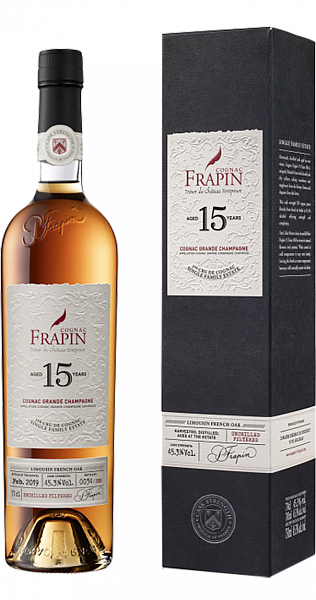 Frapin 15 years old Cask Strength Grande Champagne Premier Cru (gift box), 0.7 л