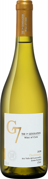 G7 Chardonnay Loncomilla Valley DO Viña del Pedregal, 0.75 л