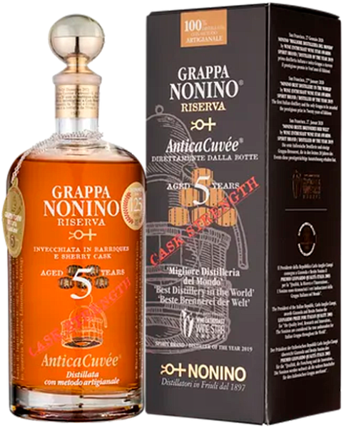 Nonino Riserva Antica Cuvee Cask Strength 59,9% (Подарочная упаковка), 0.7 л в Сочи