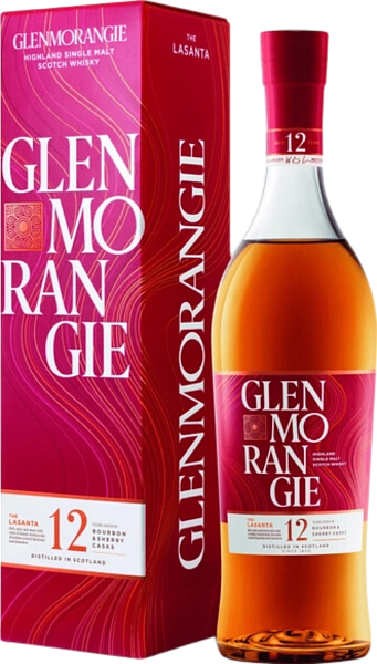 Glenmorangie Lasanta 12 y.o. single malt scotch whisky (gift box), 0.7 л в Сочи
