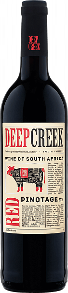 Deep Creek Pinotage Western Cape WO Origin Wine, 0.75 л