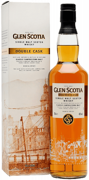 Glen Scotia Double Cask Single Malt Scotch Whisky (gift box), 0.7 л