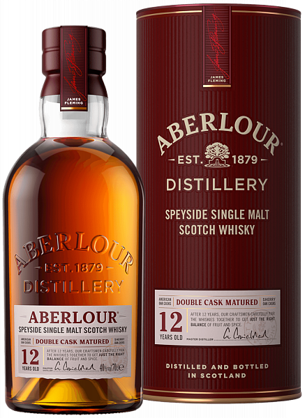 Aberlour Double Cask Matured Highland Single Malt Scotch Whisky 12  y.o. (gift box), 0.7 л в Сочи