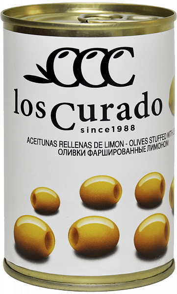 Olives stuffed with lemon Los Curado, 0.3л
