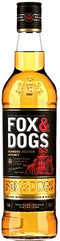 Фокс энд Догс купажированный шотландский виски 0.7 л