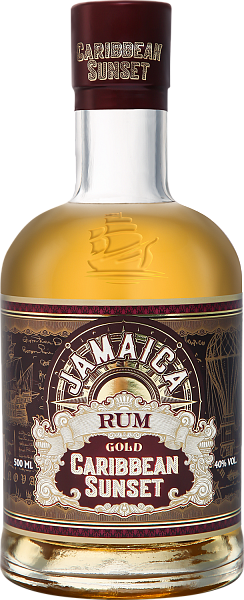Caribbean Sunset Jamaica Rum Gold, 0.5 л в Сочи