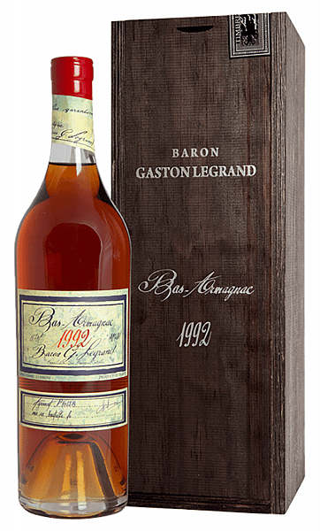 Baron Gaston Legrand 1992 Bas Armagnac (Подарочная упаковка), 0.7 л в Сочи