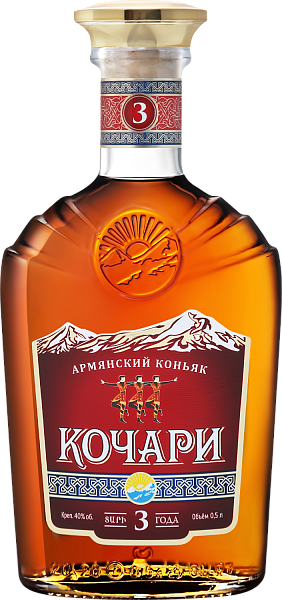 Kochari Armenian Brandy 3 Y.O., 0.5 л в Сочи