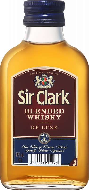 Сир Кларк 3 года купажированный виски - 0.1 л