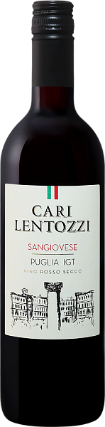 Cari Lentozzi Sangiovese Puglia IGT Villa Degli Olmi, 0.75 л в Сочи