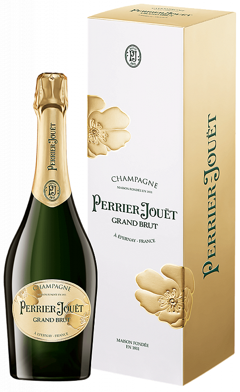 Перрье-Жуе Гран Брют Шампань АОС в подарочной упаковке 0.75 л